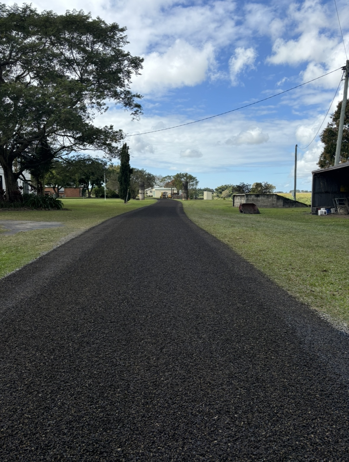 Bitumen sealed