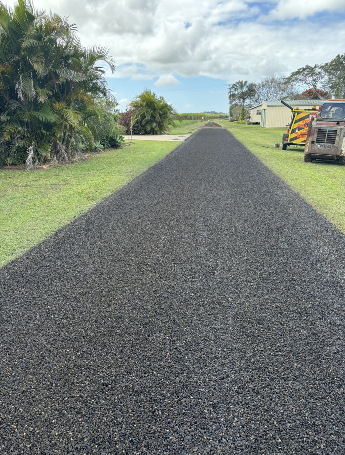 Bitumen sealed